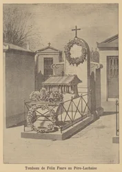 Præsident Felix Faures grav på Pere Lachaise-kirkegården, Paris